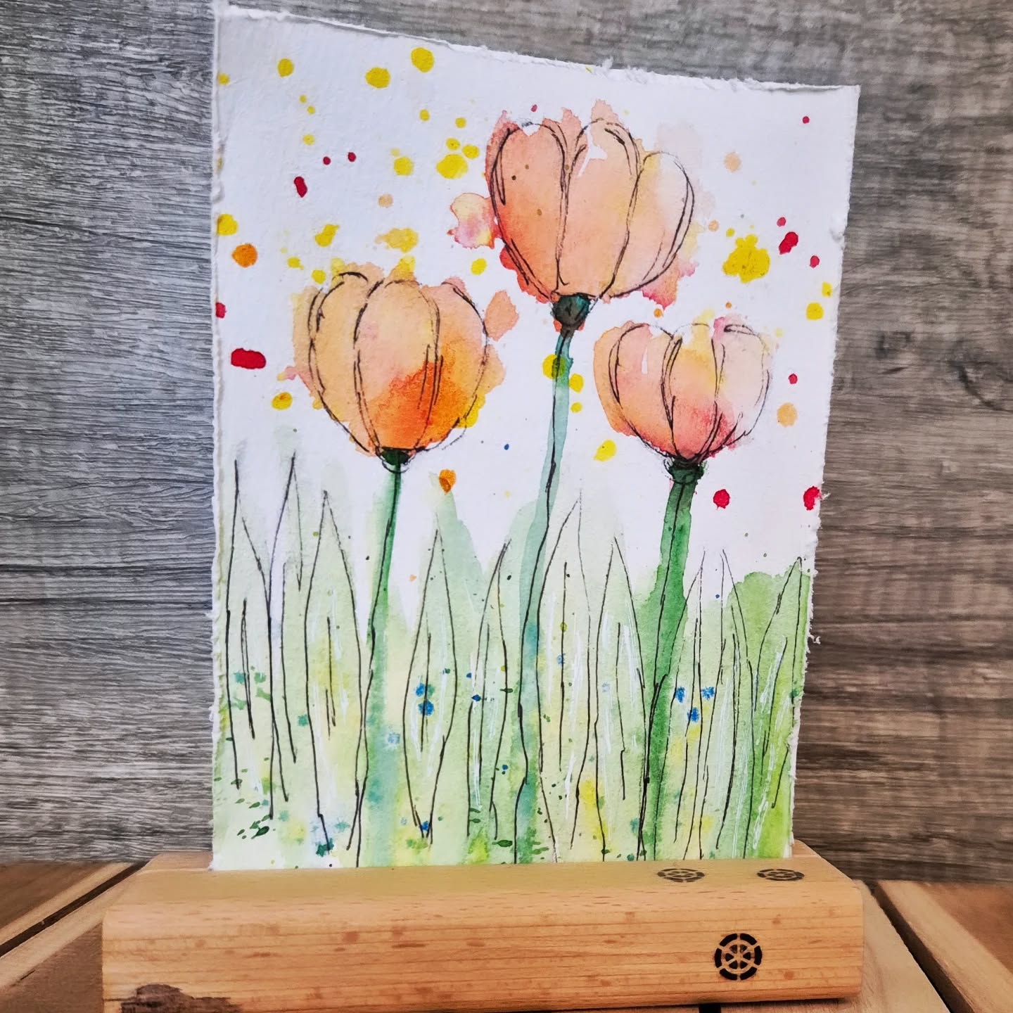 Noch ein Aquarell.. Und das mag ich echt gerne... 😁😁

Habt einen schönen Tag,

Euer StempeltierchenLeipzig

#stempeltierchenleipzig #aquarelle #aquarellanfänger #freufreufreu